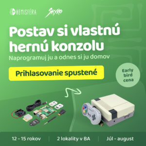 Letný tábor technológií: Postav a naprogramuj vlastnú konzolu!